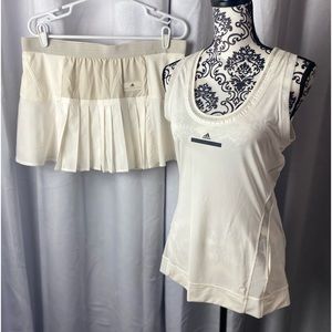 STELLA 2 piece tennis outfit in ivory.